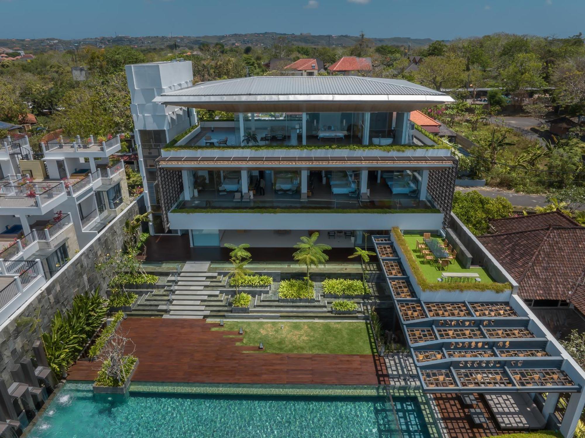 Beyond The Sea - Luxe Sea View Villa In Jimbaran Exterior foto